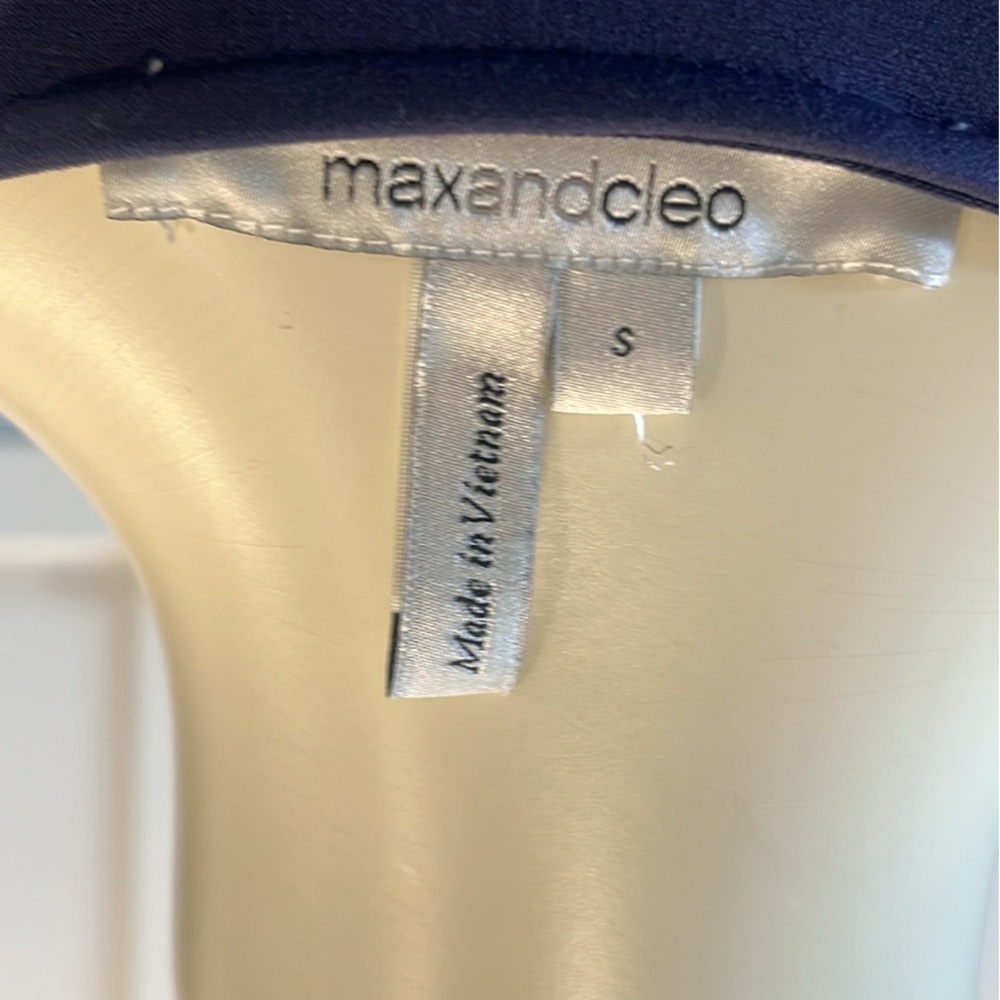 Max and Cleo Colorblock Wrap Dress - Picture 3 of 3